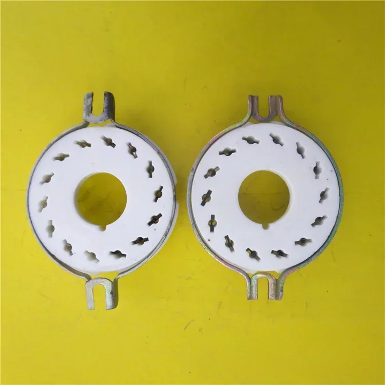 1Pcs oscilloscope tube tube oscilloscope 14-pin ceramic tube seat 8SJ31J 8SJ42J 13SJ38J