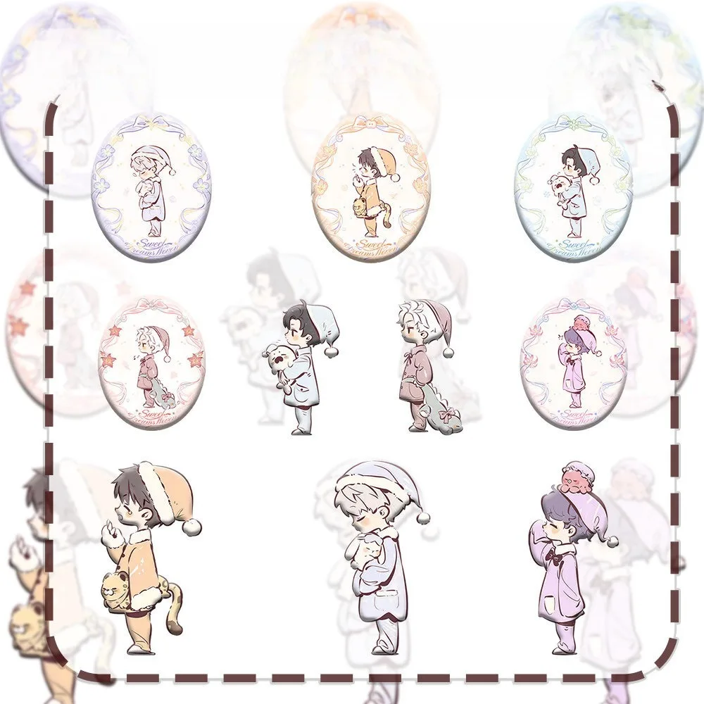 10 Stickers/sheet Game Love and Deepspace Sylus Rafayel Xavier Zayne Caleb Peripheral Transfer Sticker Decoration DIY Waterproof