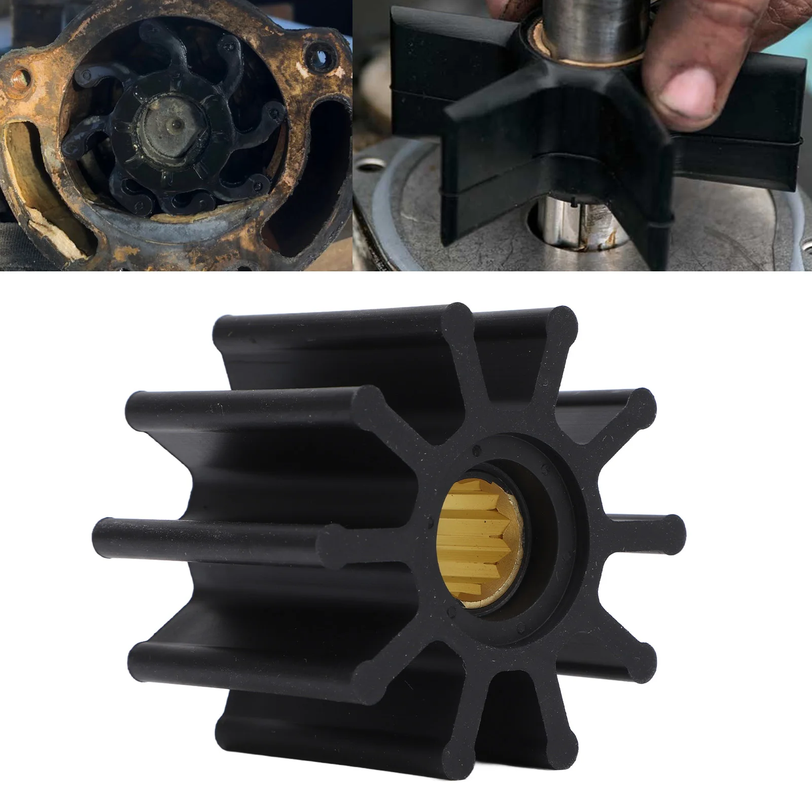 877061-2 Bootslaufrad Laufrad mit Dichtung Besserer Antrieb Hohe Leistung 17937-0001 Ersatz für Perkins