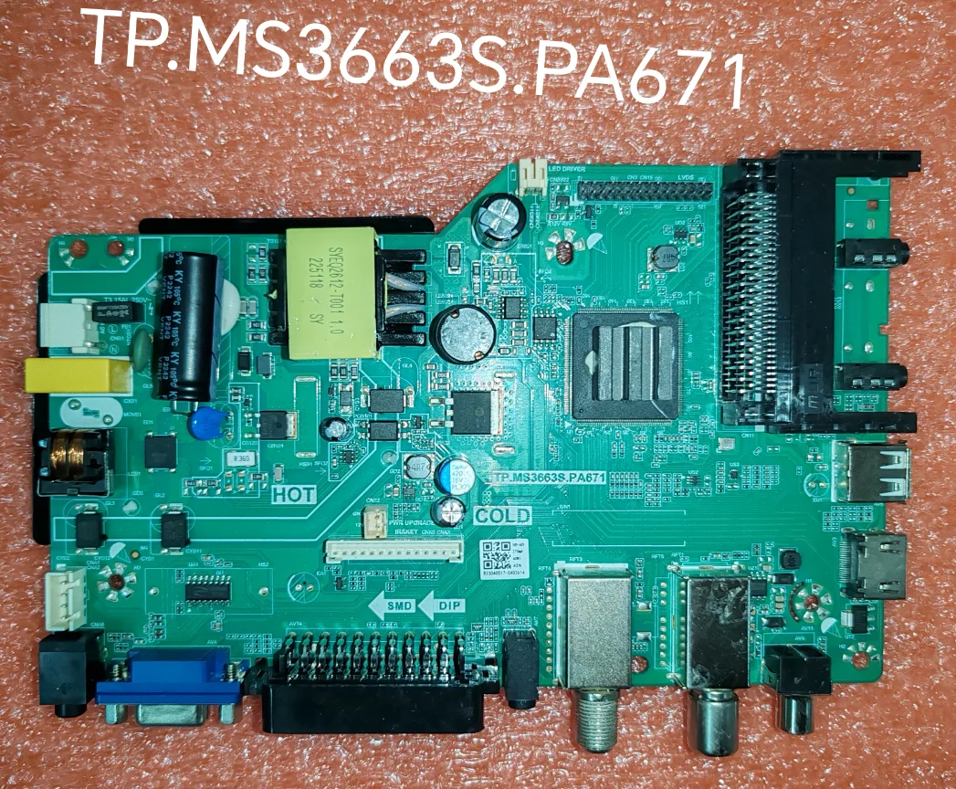 

TP.MS3663S.PA671 Three in one power TV motherboard FOR 18--56v 270MA 40W