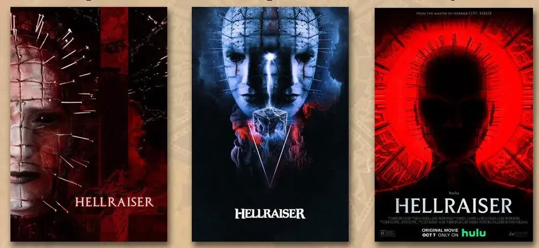 Hellraiser 2022 Movie， Art Picture Print Silk Poster， Home Wall Decor
