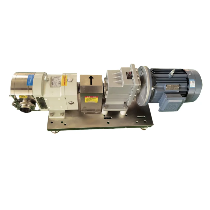 

Stainless Steel 304 316L Food Grade Grease Gel Syrup Shampoo Chocolate Viscous Liquid Pump Rotor Rotary Lobe Pump