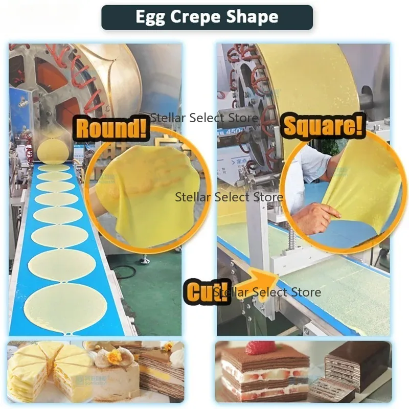 Auto Wholesale Professional Electric Rotating Non-Stick Coating Crepe Maker Machine