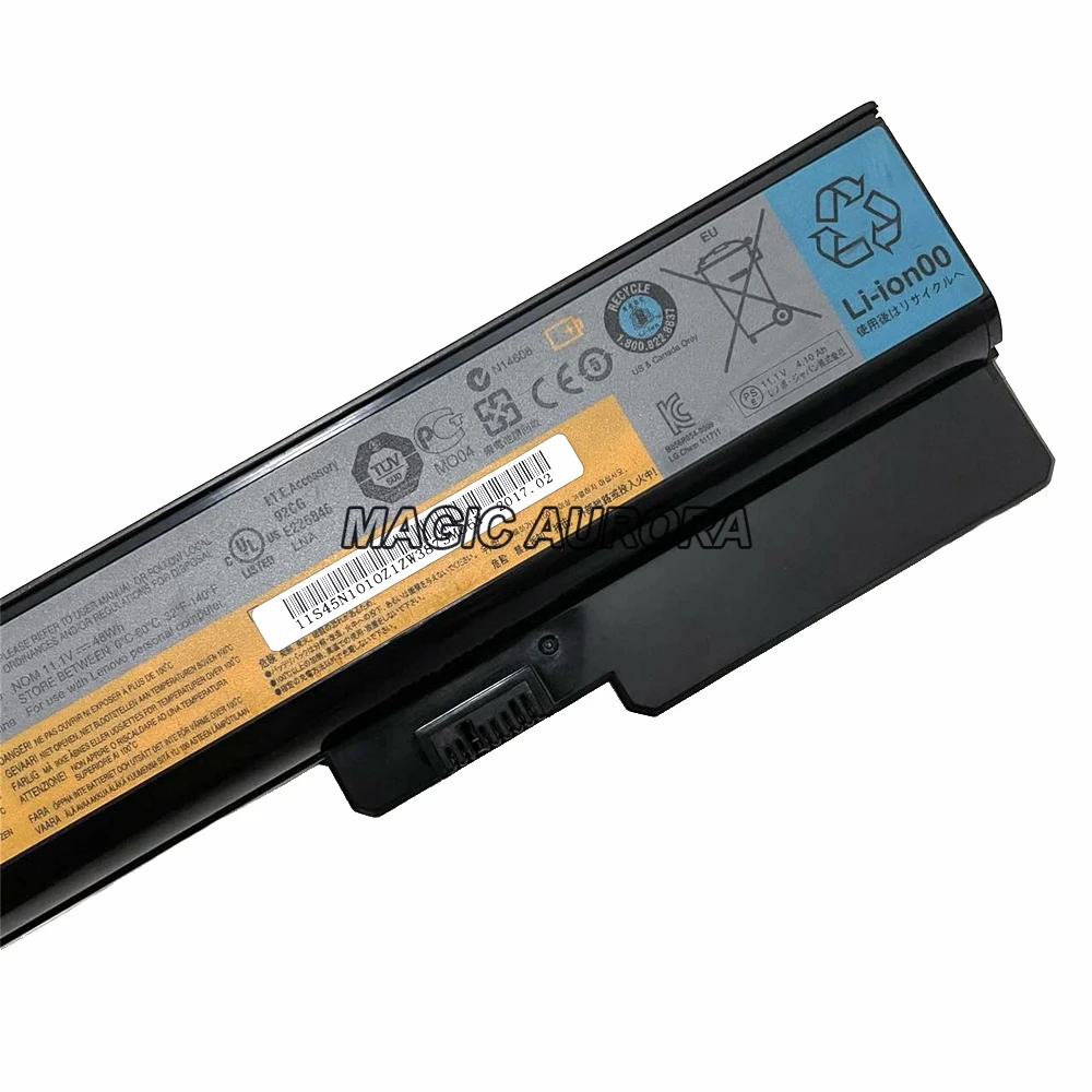 Imagem -03 - Lenovo-bateria Original do Portátil 11.1v 48wh 4400mah Bateria para G460 G430 G445 G450 G530 G555 G360 V460 Z360 B460 L09s6y02 L08l6y02 L09m6y02