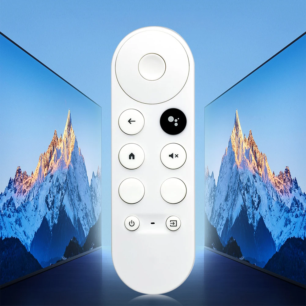 G9N9N Smart TV Remote Bluetooth-Compatible Voice Set-Top Box Remote Control Remote Controller for Google TV Chromecast 4K Snow