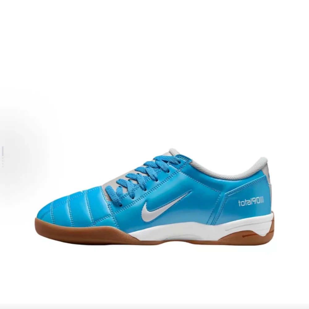 Nike Total 90 Kawa Fashion Comfort Synthetic Leather Anti-Slip Durable Soccer Shoes Unisex College Blue HQ2851400