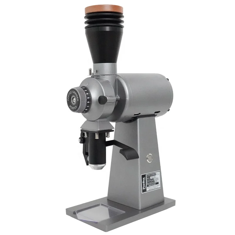 TLF 90mmコーヒーグラインダー フラットホイールバリマシン 調整可能な粉砕サイズ 電動コーヒーグラインダー