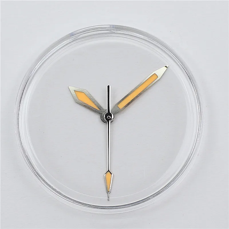 ساعة يد مضيئة مصقولة ، فضي ، برتقالي ، أصفر ، أخضر لامع ، جودة عالية ، NH35 ، NH36 ، حركة NH34 ، موديلات Skx007 ،