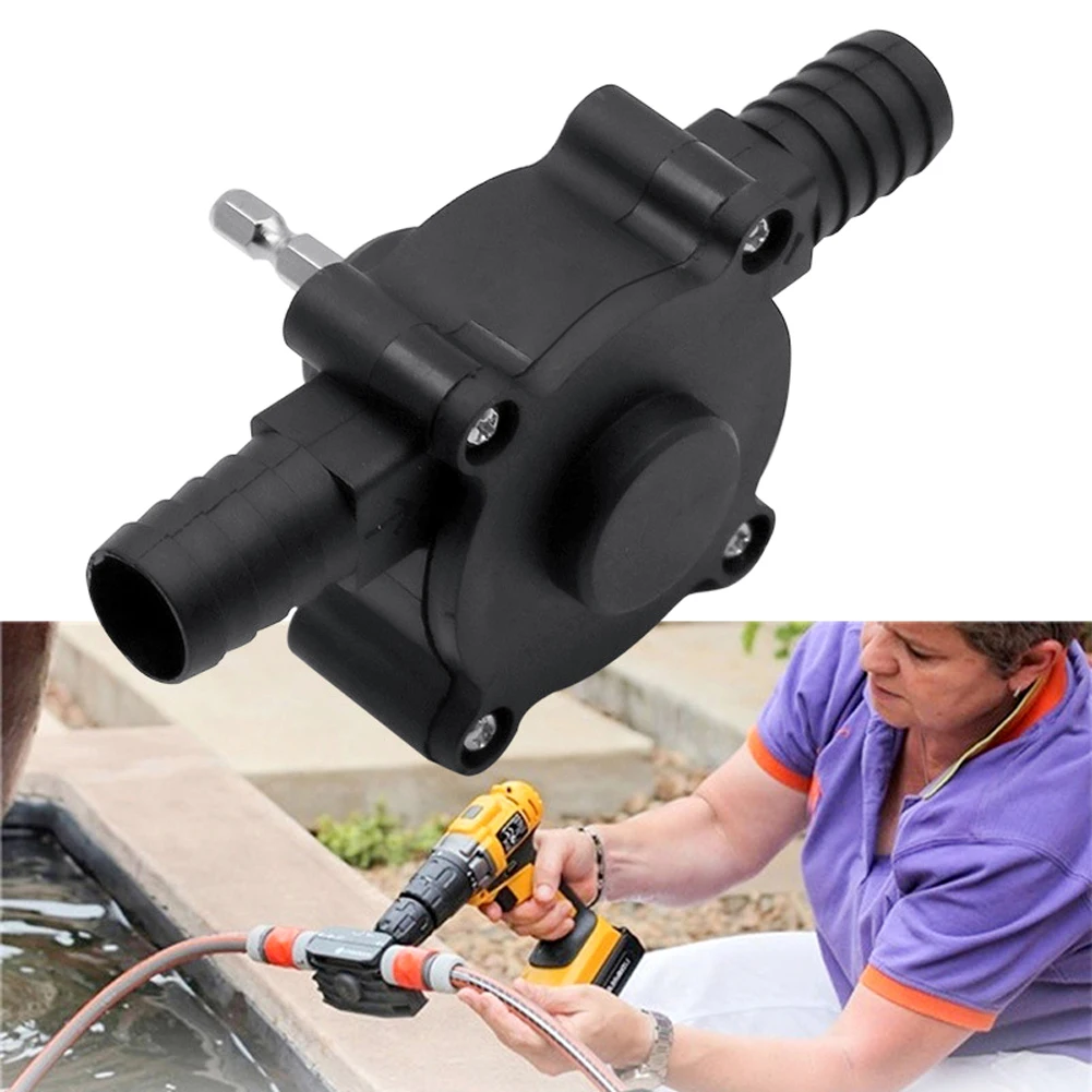 Car portable water pump electric drill pump self-priming delivery pump oil portable round handle heavy-duty self-priming new