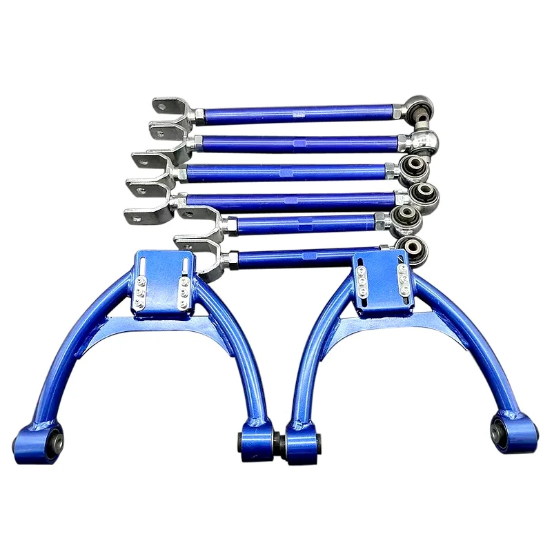 

8PCs Of Steel Adjustable F/R Camber+Toe+Trailing Arms Fo Infiniti Q50L Q70 Q70L