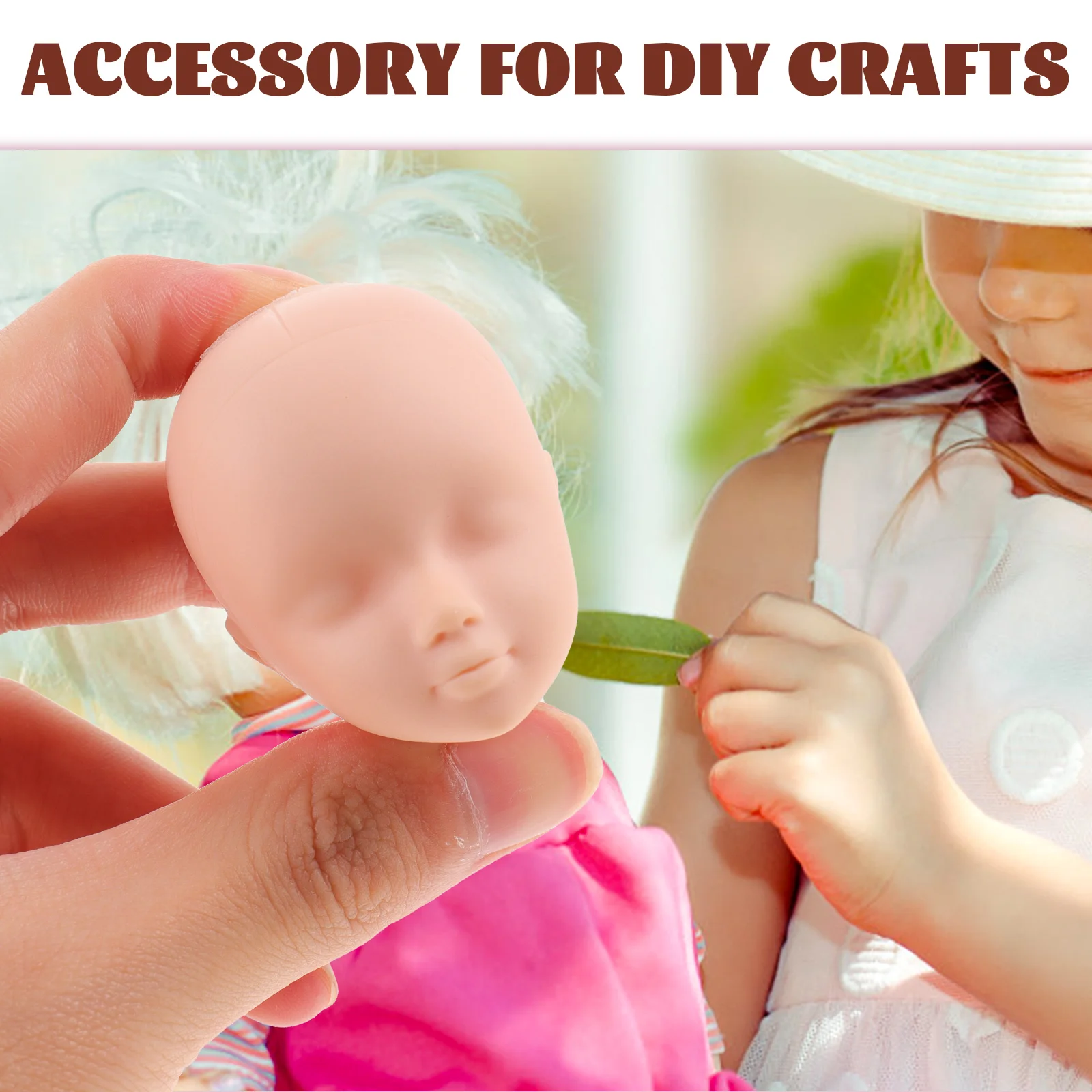 10 Pcs Dress up Head Repair Replacing Heads Making Supplies Tiny Decor for Crafts Miniature Part Practical Dolls Girls