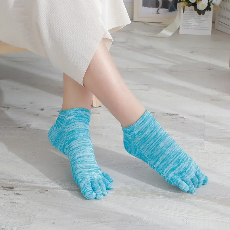 Women Five-finger Socks Cotton Summer Thin Toe Socks Set Low Tube Boat Socks Split Toe