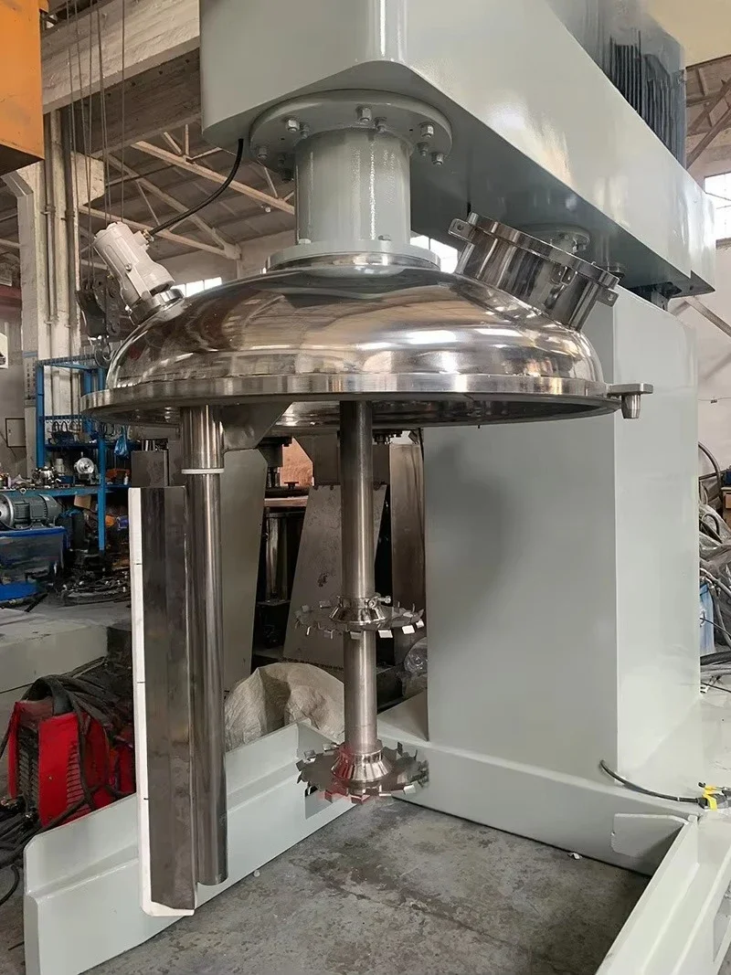 Automatic Cream and Lotion Mixing Machine Pigment Dispersion Mixer Batch Mixing Equipment Shampoo Conditioner Paints Stirring