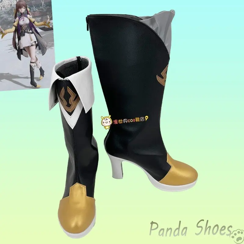 

Honkai Star Rail Anjali Kunapaneni Cosplay Shoes Comic Anime Game Cos Long Boots Cosplay Costume Prop Shoes for Halloween Party