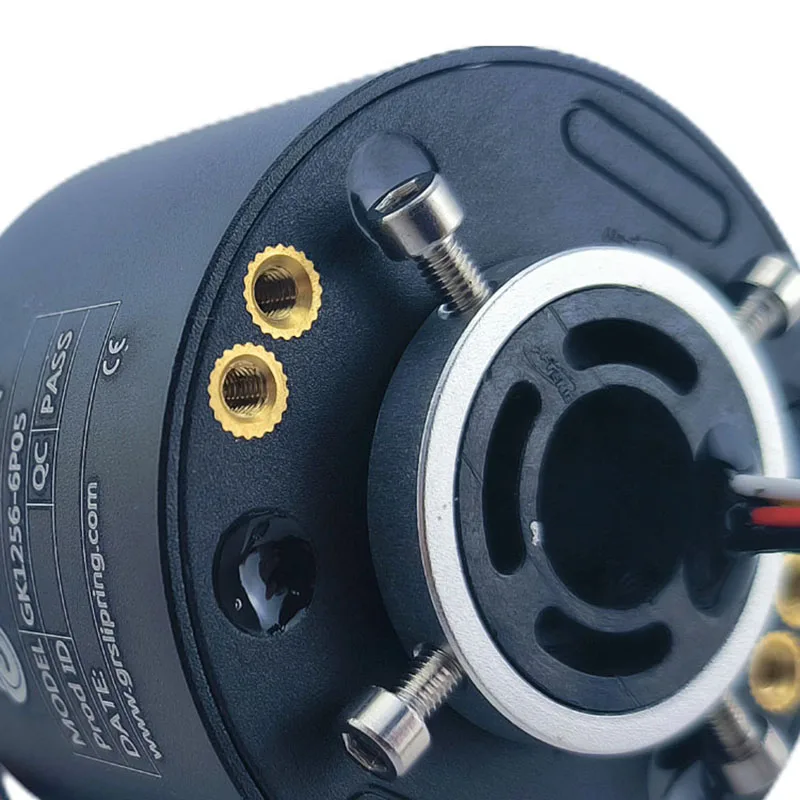 wire joint connector through hole conductive slip ring inner diameter 12.7mm electrical connection connector rotary connector