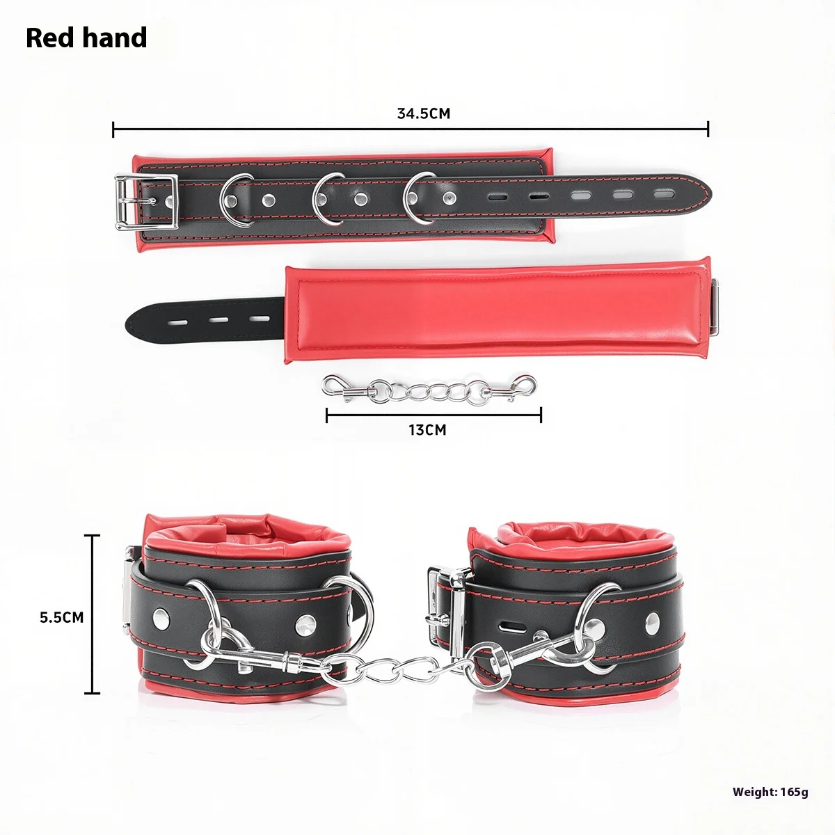 لعبة رومانسية أصفاد إسفنجية SM المساعدة الجنسية الجلود ملزمة الدعائم أصفاد منتجات الكبار