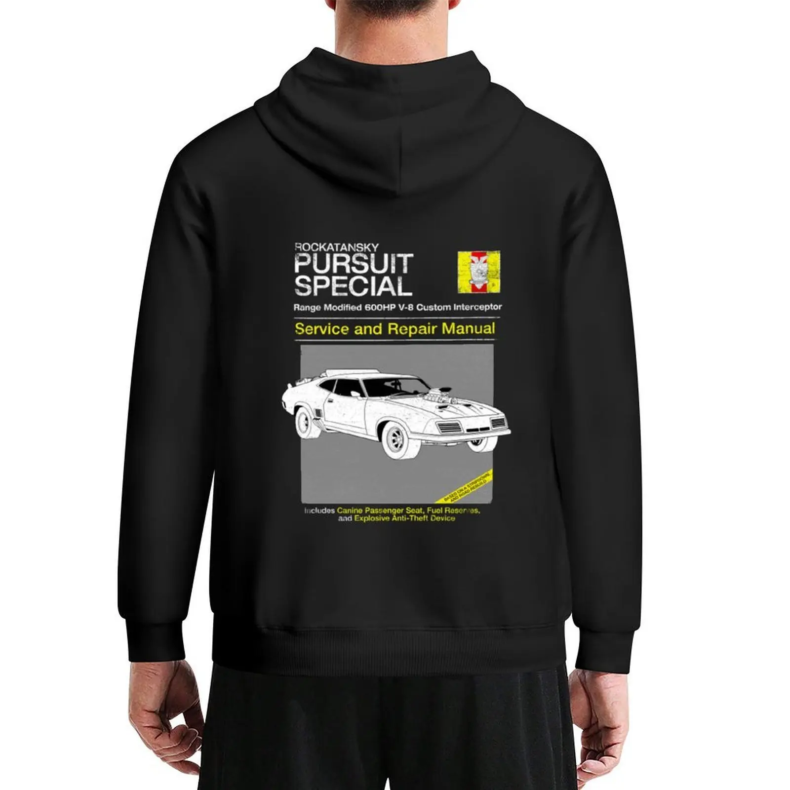 

Mad Max T-ShirtV-8 Interceptor Service and Repair Hoodie winter clothes japanese style autumn new products men hoodie