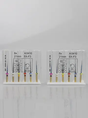 Dental Root Canal File Gold Endo Rotary Super Files Golden Endodontic Files 21mm 25mm Nickel Titainium Instrument Dentistry
