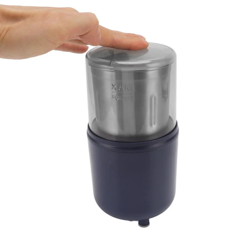 200W Electric Coffee Grinder Stainless Steel Detachable Push Down Grain Grinder For Kitchen Home Office