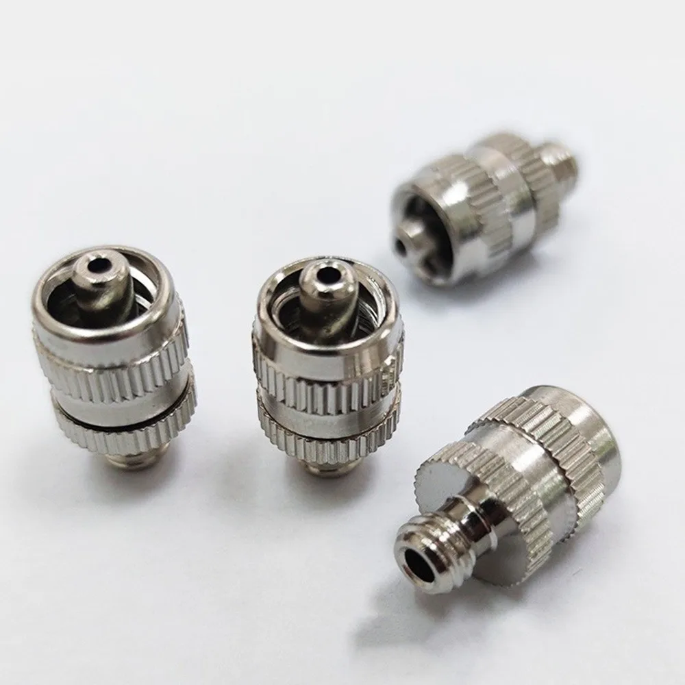 Leak Proof Luer Lock Adapter M4 M5 M6 M8 Thread Brass Syringe Connector Metal Construction Male Thread Needle Adapter