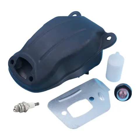 Ljuddämpare, deflektorplåtsats för Husqvarna 545 550XP motorsåg, primerlampa, bränslefilter, reservdelar 523052602 12 best sales Husqvarna 550xp delar - №5