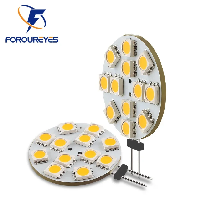 G4 Rodada LED Range Hood Bulb, lâmpada branca quente, luz do barco, o preço mais baixo, SMD5050, 6, 9, 12, 24 LEDs