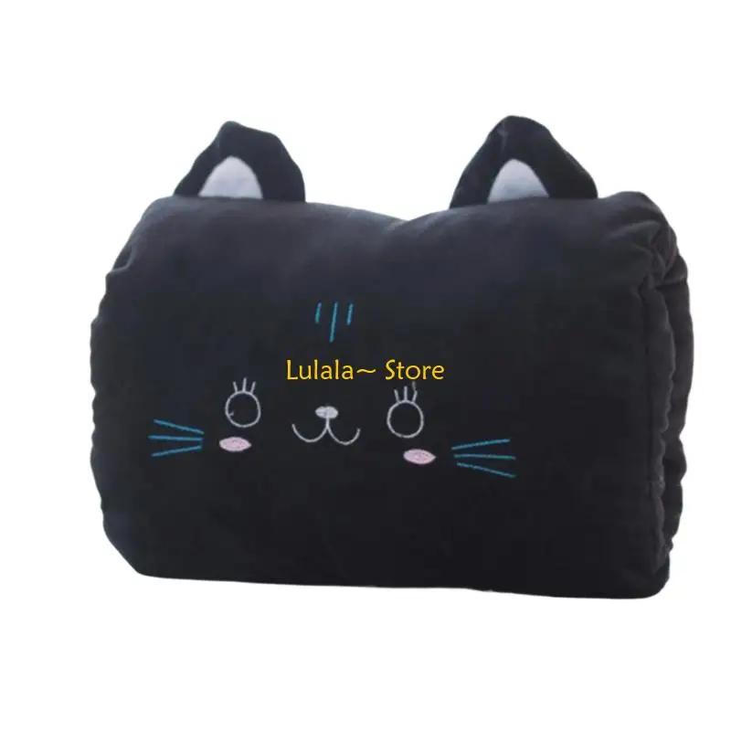 Y4QA Winter Warm Plush Hand Pillow Hand Warmer Arm Pillow For Napping Cuddling Soft Warm Cushion for Office Sleep