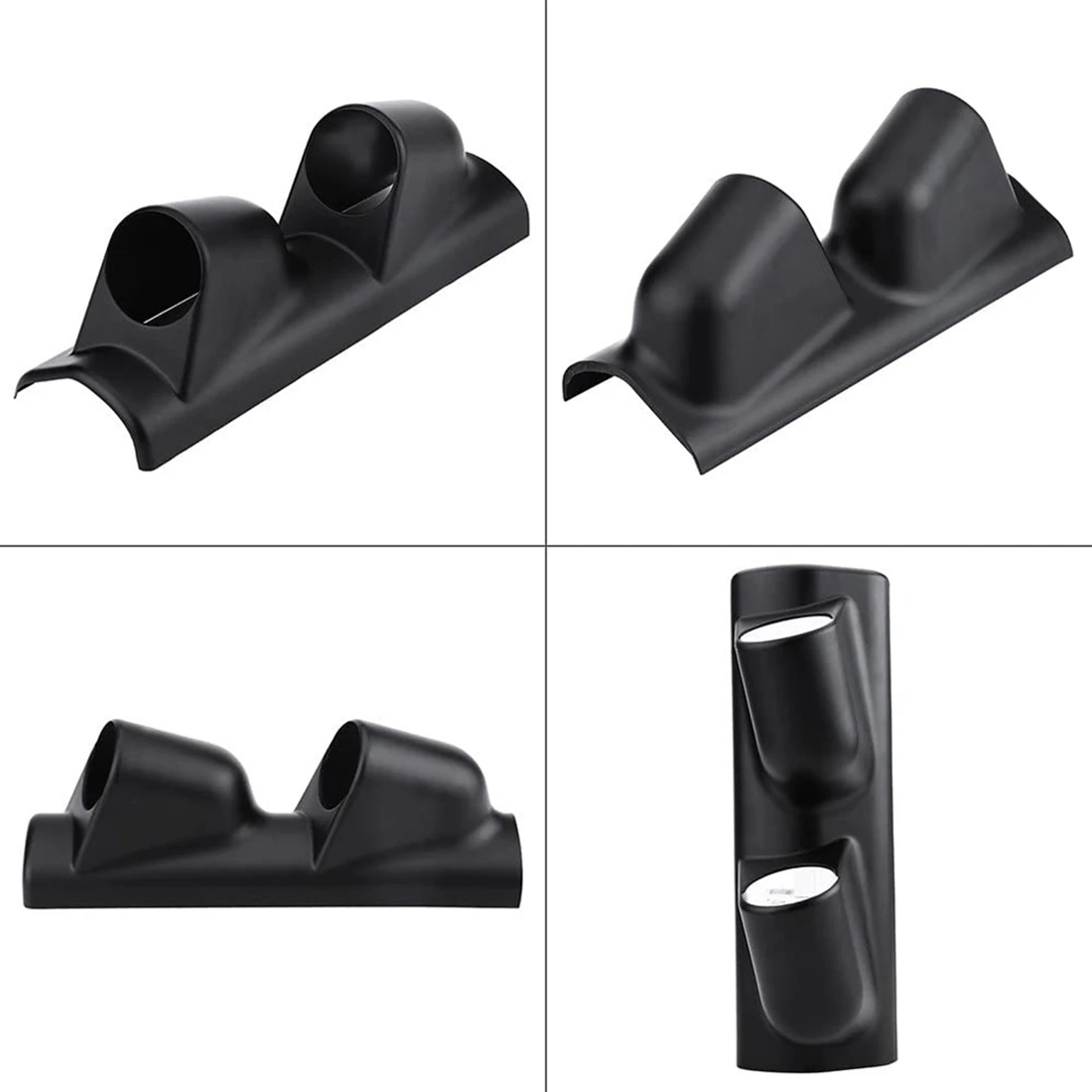 Leading-Edge-Universal 52Mm 2 Inch Meter Gauge Pillar Mount Pod Holder Bracket Cover For Car Auto Boat Motorcycle (Double Holes) - view 5