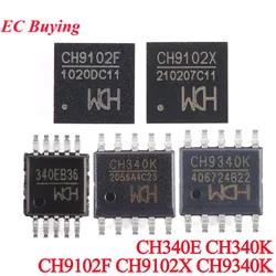5Pcs/lot CH340E MSOP-10 CH340K CH9340K ESSOP-10 CH9102F QFN-24 CH9102X QFN-28 CH340 CH9102 CH9340 SMD USB to Serial Port Chip IC