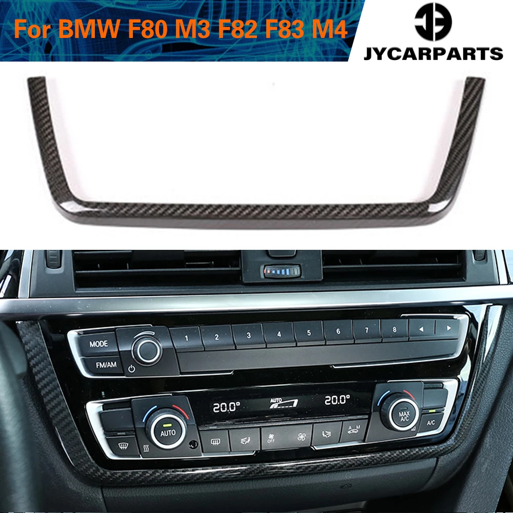 

DRY Carbon Car Middle Console Dashboard Kit Part Decorative for BMW F80 M3 Sedan 4D F82 M4 Coupe 2D 14-17 Only Left Hand Driving