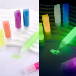 6ml Light Fluorescent Luminous Paint Epoxy Resin Pigment Glow In Dark Acrylic Paints For DIY Party Makeup Decoration Supplies