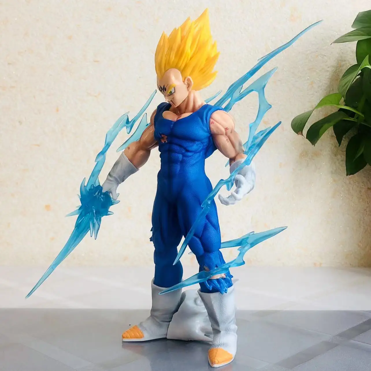 Figuras de acción de Anime de Dragon Ball Z, juguete de decoración de dibujos animados de Vegeta, autodestructo, estatua de Super Saiyan, 26cm