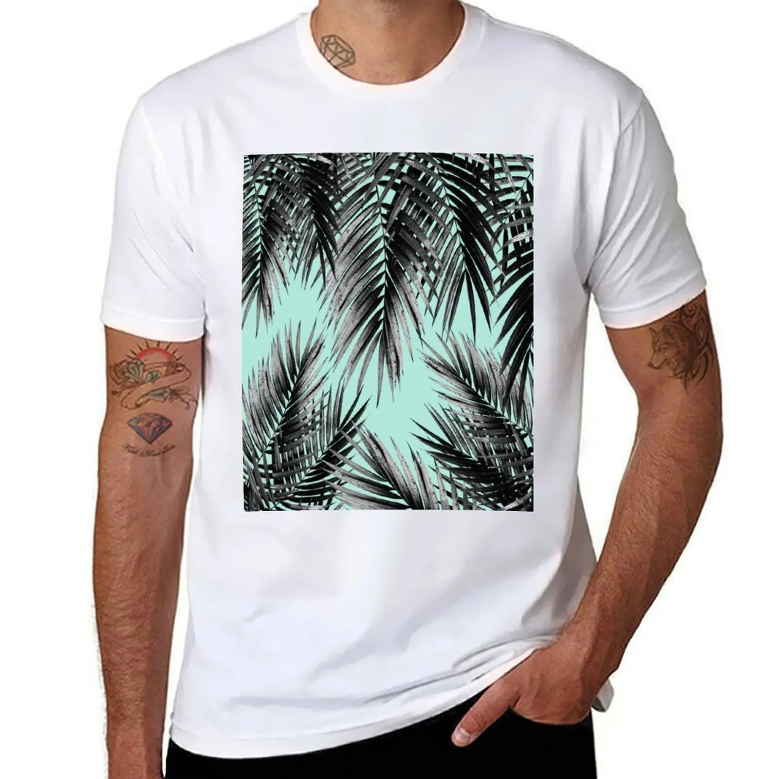 

Palm Leaf Jungle Vibes #2 #tropical #decor #art T-Shirt t shirts for man pack white mens graphic t shirts T-Shirt