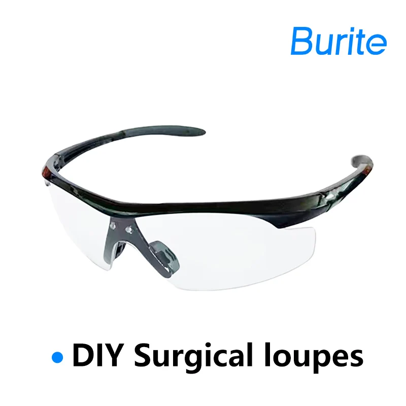 Burite New Arrival TTL Loupes 2.5X/3.0X/3.5X(Through The Lenses) IPD 52-72mm Customized Dental Surgical Loupes（2.5X/3X/3.5X TTL)