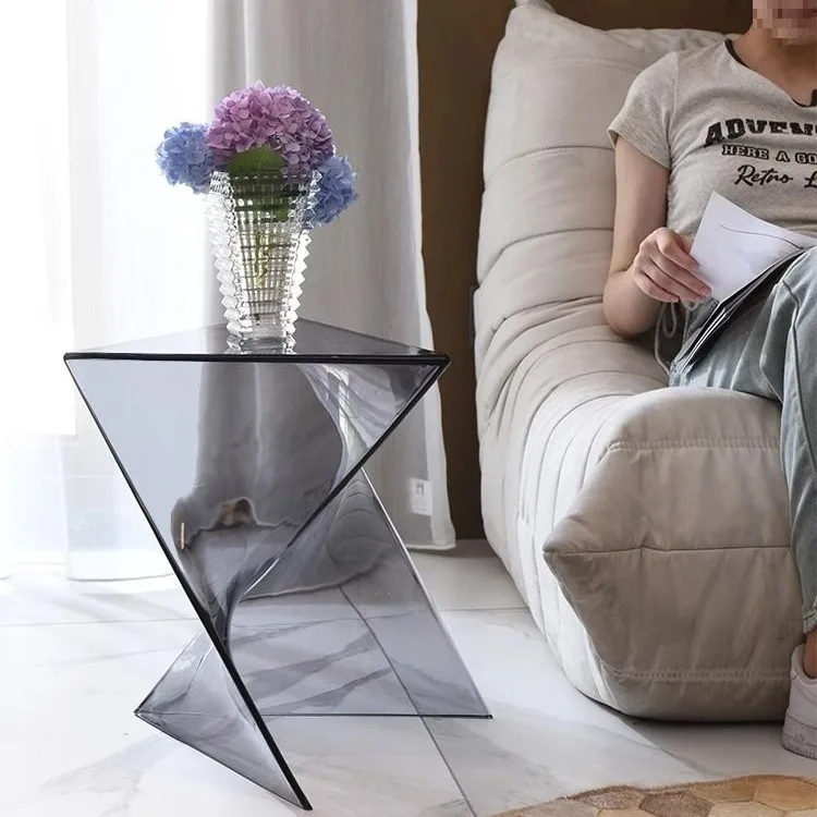 ins creative sofa side table modern simple small apartment geometric coffee table