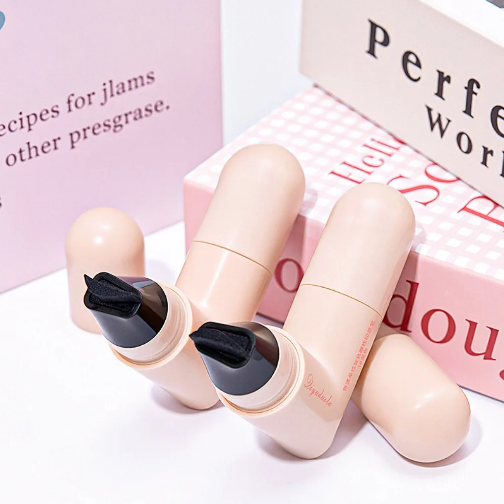 2 個マット回転可能なアイライナースタンプ長期的な防水液体アイライナーペン速乾性描画ペンアイライナーシール女の子