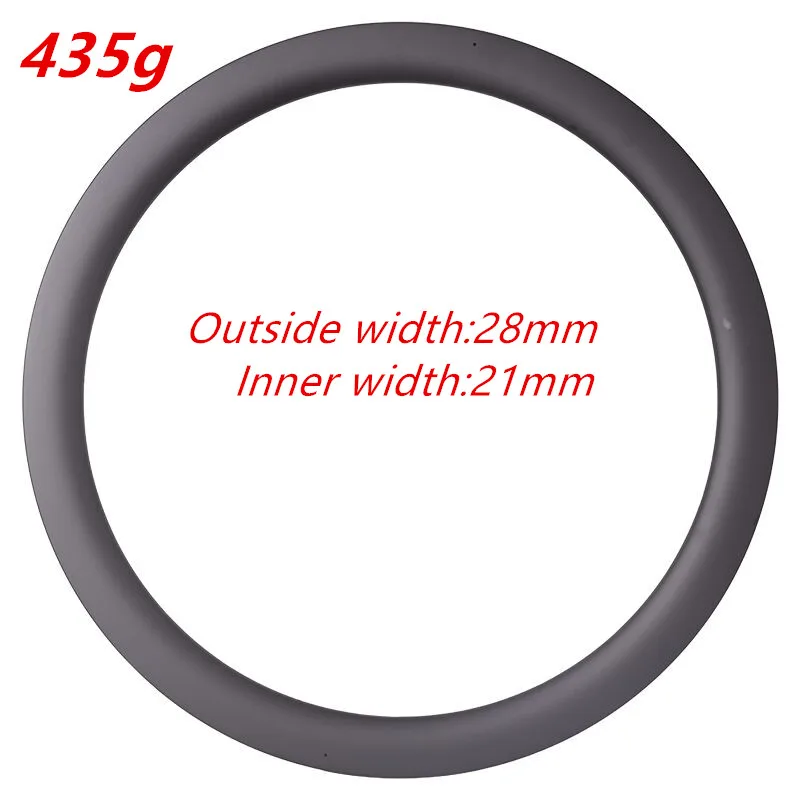 Wiel Rennrad Carbon-Felge Scheibenbremse 32/38/46/50 60mm 24 Löcher 700C Fahrrad Tubeless-Felgen – Detail 1