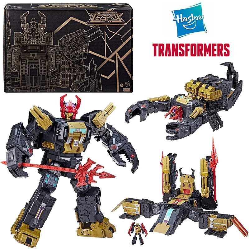 Hasbro Transformers Legacy Black Zarak Generations Selects 40Cm Titan Class Oryginalna figurka akcji Model Kolekcja zabawek na prezent