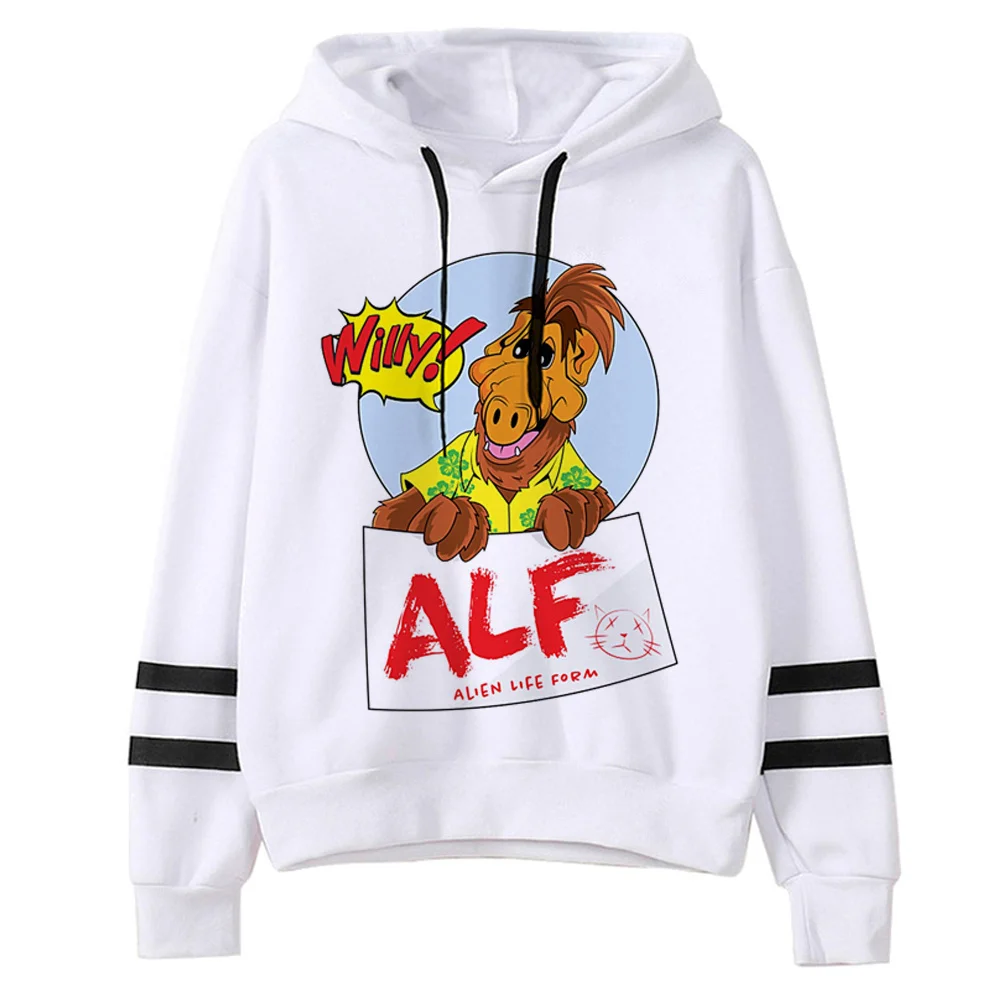 Alf hoodies women anime Korean style graphic long sleeve top hoddies women Kawaii Pullover