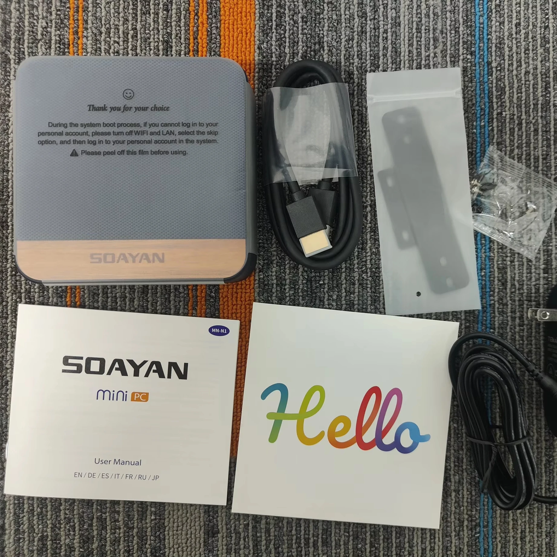 

SOAYAN Best Price N1 N95 Mini PC With Alder Lake Mini PCs 4K HD-MI Windows 11 Pro For Educational Office