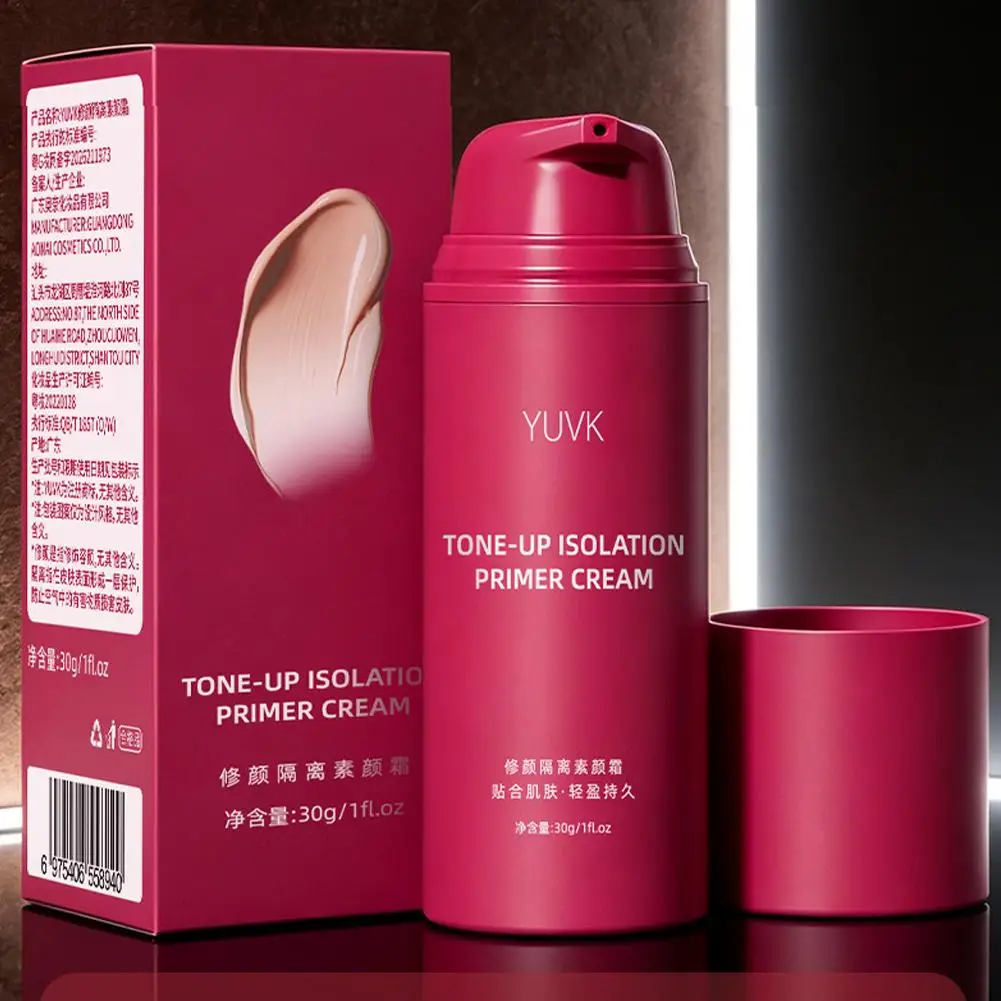 Color‑Changing Liquid Foundation Tone-Up Isolation Primer Cream Full Coverage Nourish Concealer Easy Makeup Smooth Fine Lines