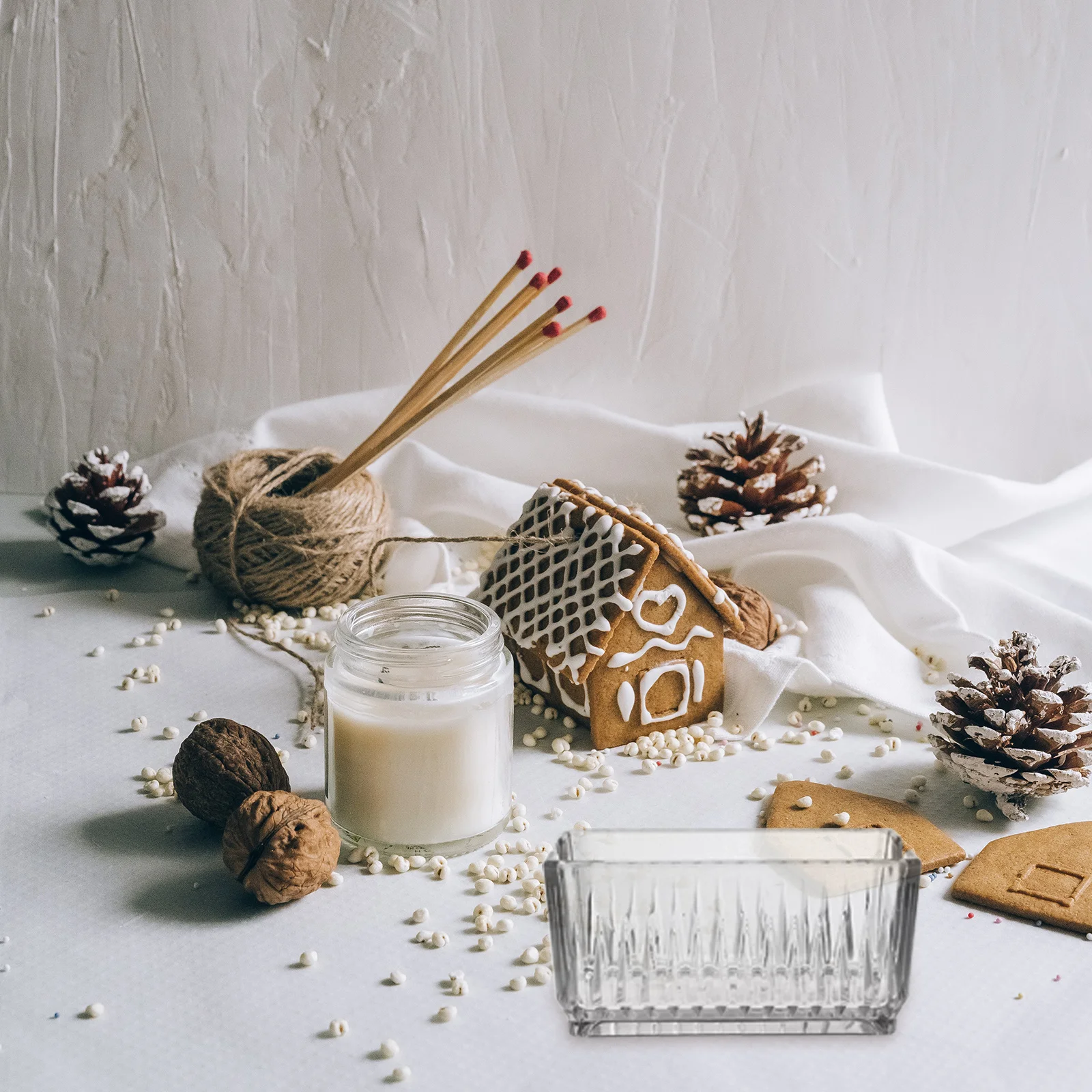 2pcs Tea Bag Storage Box Transparent Acrylic Container Organizer Candy Chocolate Jewelry Holder Sundries Box Square Container