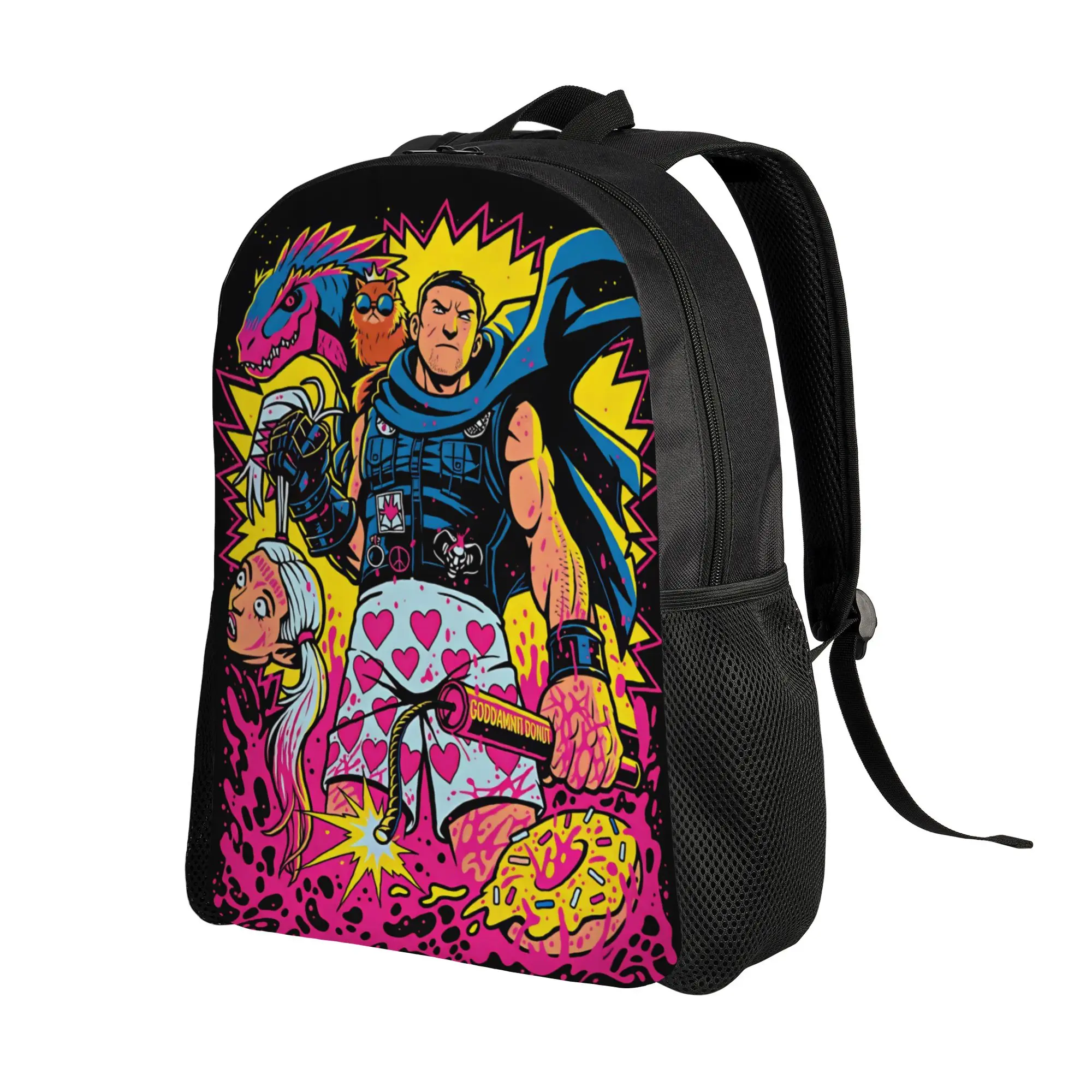 Dungeon Crawler Carl  Backpack  Streetwear Backpacks Student Unisex University Big School Bags Colorful Rucksack