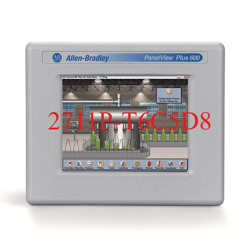 

AB 2711P-T6C5D8 /A AB PanelView Plus 6 600 Color Touch RS-232 DC 6" New 1pcs