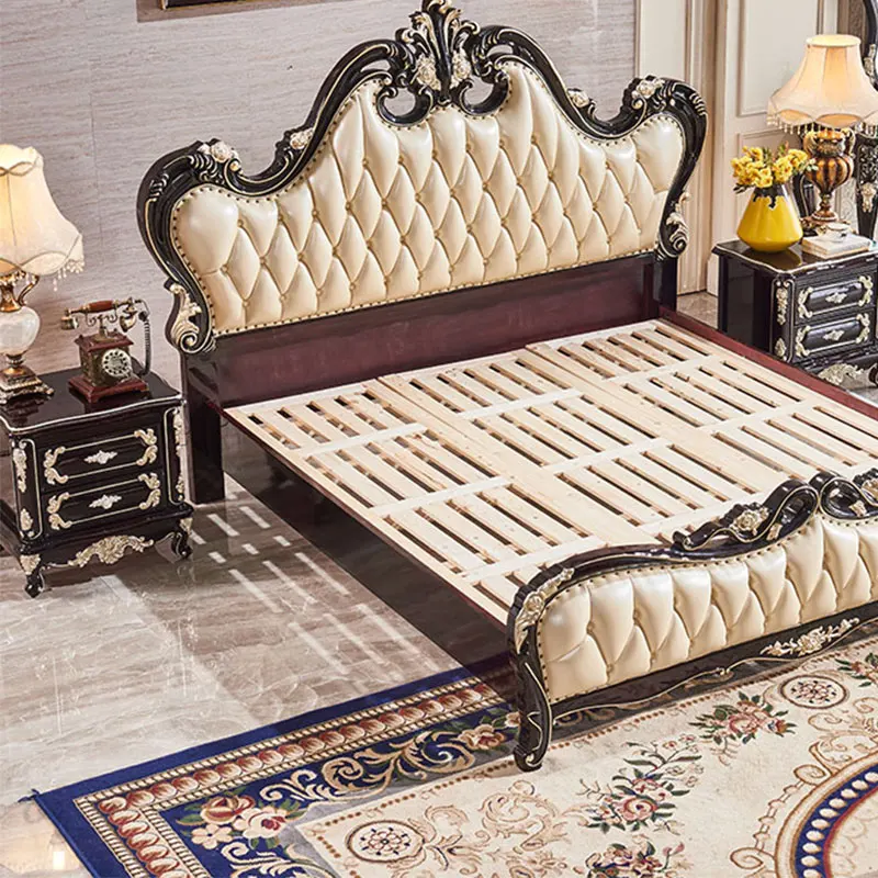 Cama de casal nórdica para crianças, cama king e casal, high-end, cabeceira, camas adormecidas, móveis matrimoniais, quarto, luxo, menina