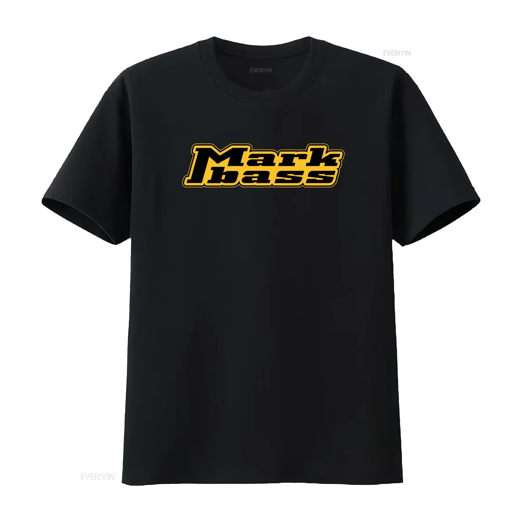 Camiseta masculina Markbass Amp Essential Active Logo com design engraçado disponível nos tamanhos S a 5XL vintage lavada unissex