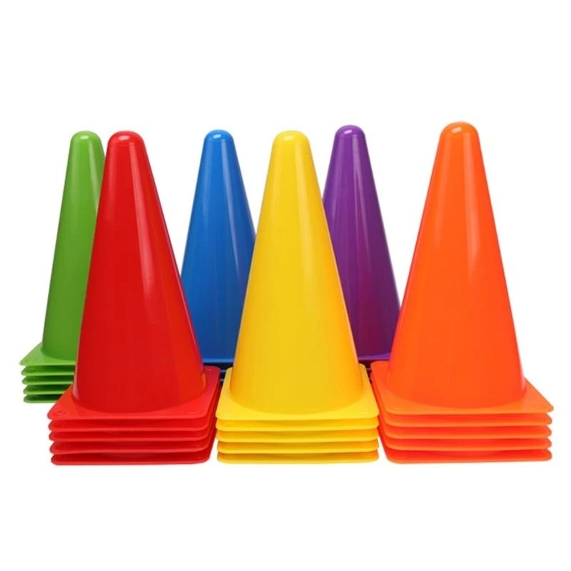 10 Buah Kerucut Kelincahan Sepak Bola Pembuat Latihan Sepak Bola Kerucut Keselamatan Lalu Lintas