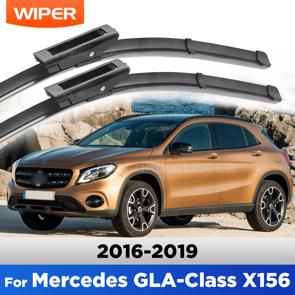 

CREATROAD Front Wiper Blades For Mercedes-Benz GLA-Class X156 2016-2019 2017 2018 Windshield Windscreen Window Brush 24"+19"