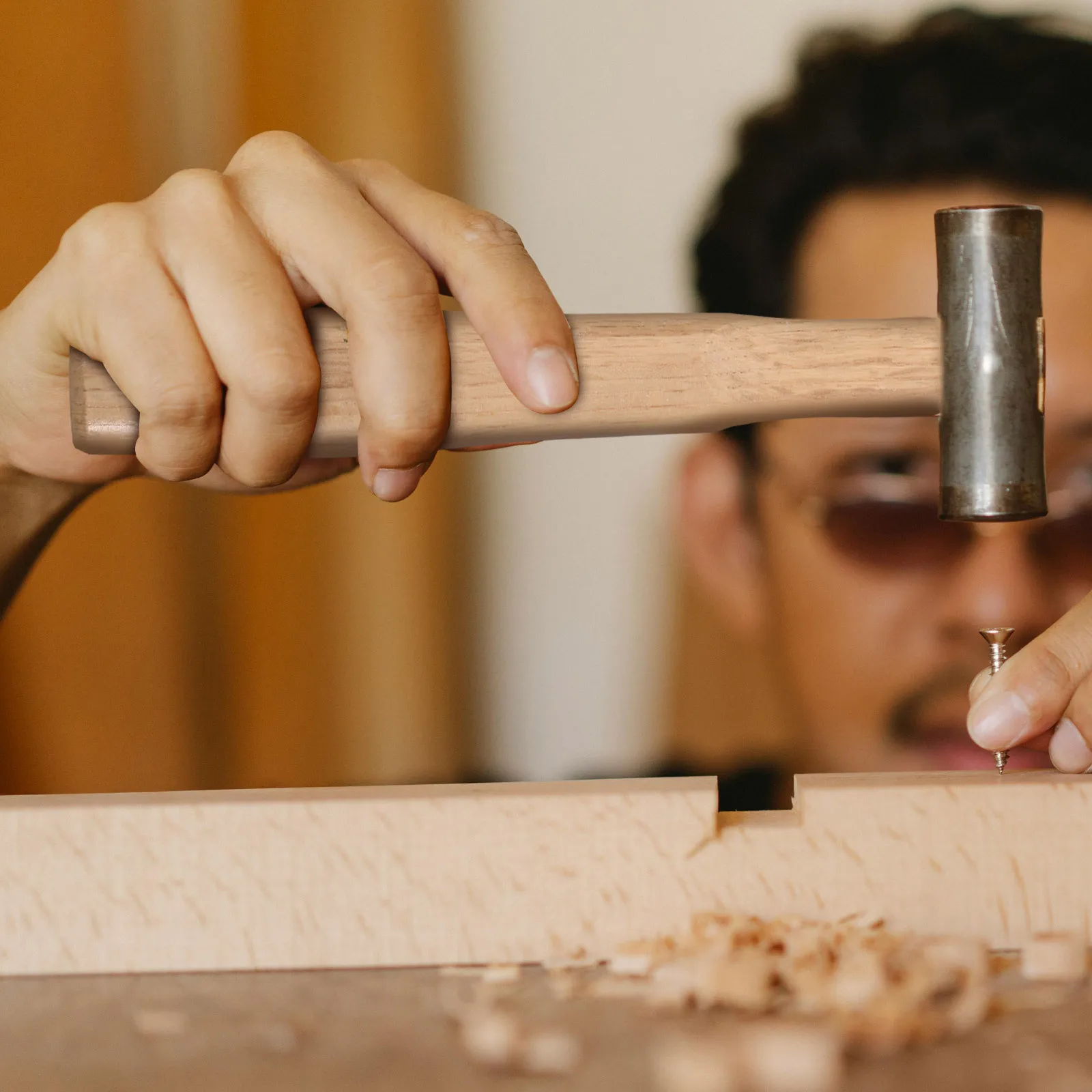 

Claw Hammer Wooden Handle Replacement Solid Wood Hatchet Handle For Home Repair Woodworking Tools, Anti-Slip Grip Hand