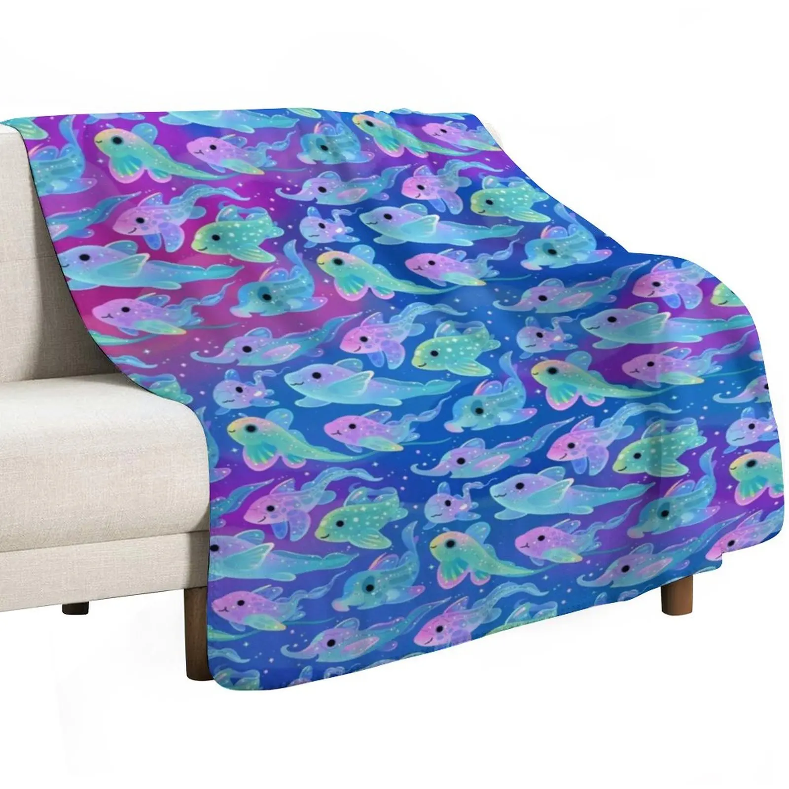 Chimaera (Ghost sharks) Throw Blanket Fuzzy Plush Throw Blanket for Sofa Chair